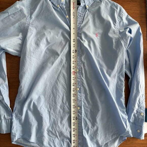 Ralph Lauren Classic Fit Button-Down Shirt Blue Size L - Picture 4 of 6